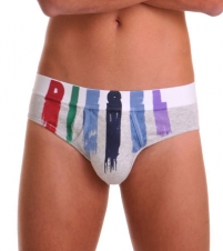 Printed Cotton Stretch Lukex Brief